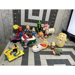 1 LB LOT of Small Toys dolls, happy meal toys and More
